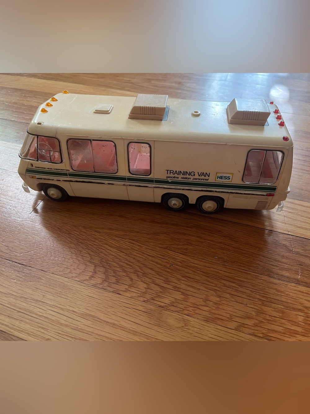 Vintage Hess Training Van Gasoline Station Personnel Incomplete Parts Repair